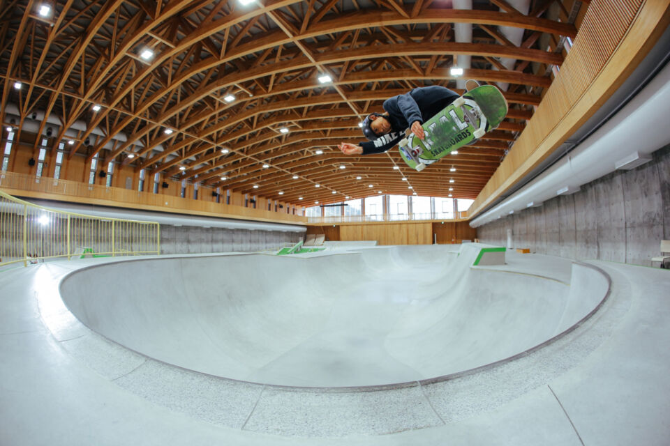 世界最高峰「Vans Park Series」と同様の難易度を誇るスケートパーク