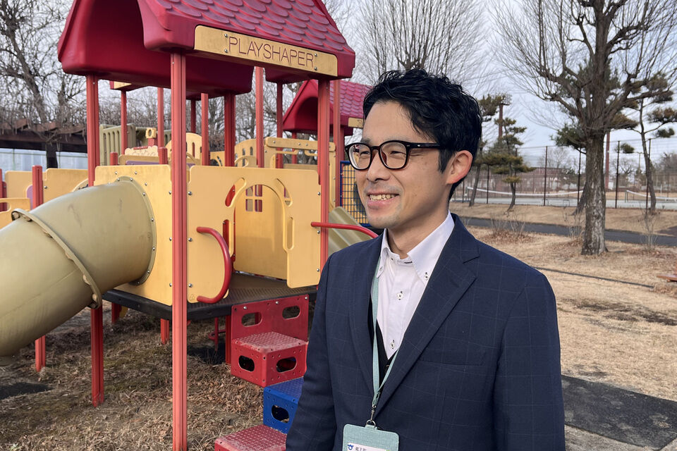 蔵王町まちづくり推進課の我妻健さん