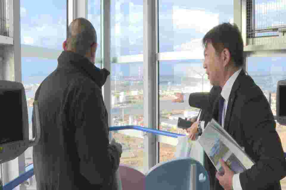 秋田市にあるポートタワー「セリオン」で企業誘致に向けた取り組みを実施