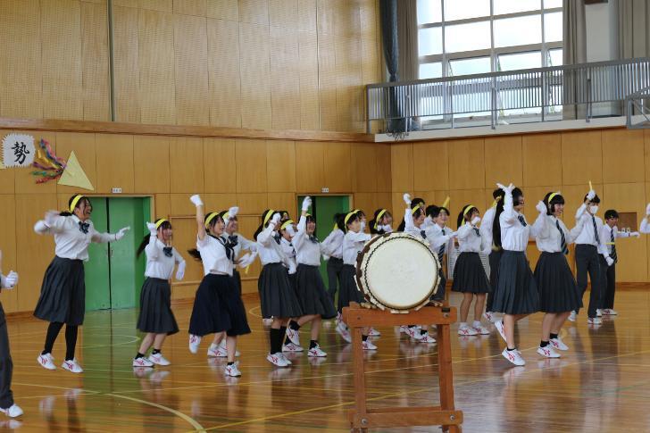 長久手市にある中学校の授業風景