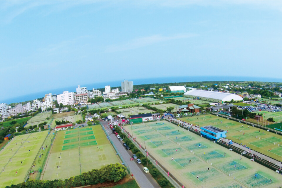 白子町のテニスコート群