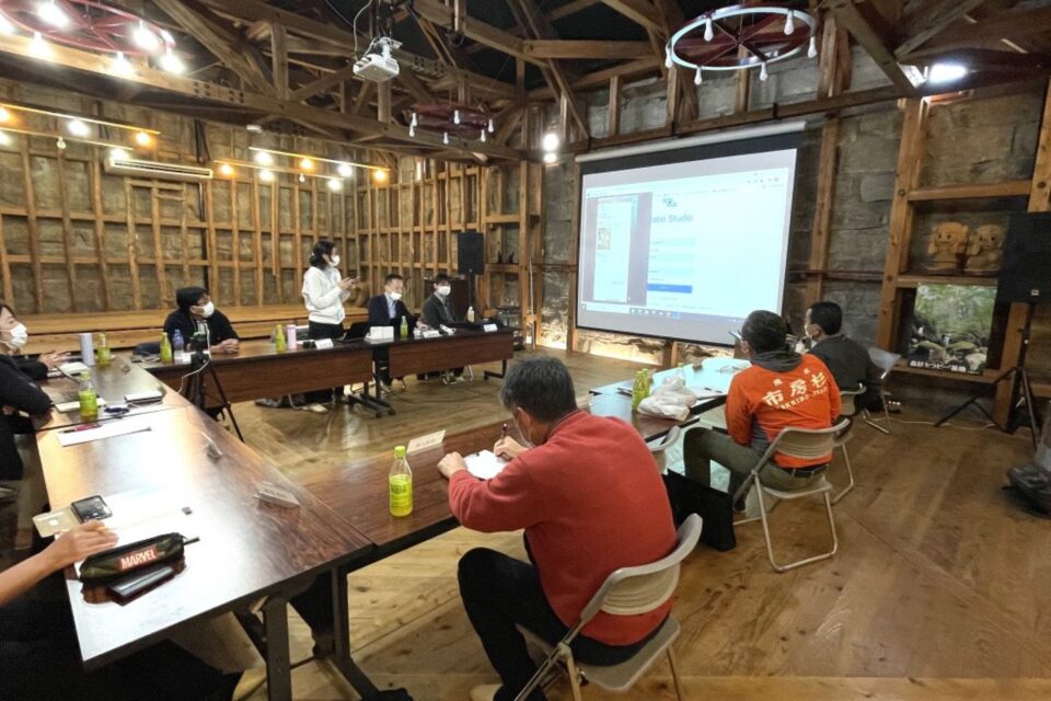 熊本県水上村ではワークショップを開催