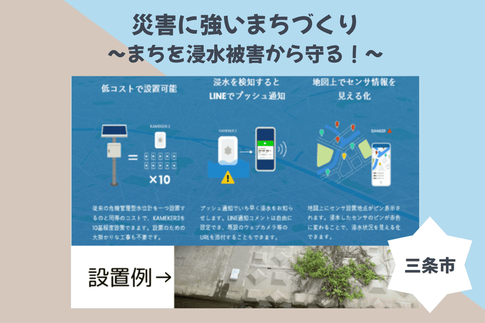 災害に強いまちづくり～まちを浸水被害から守る！～