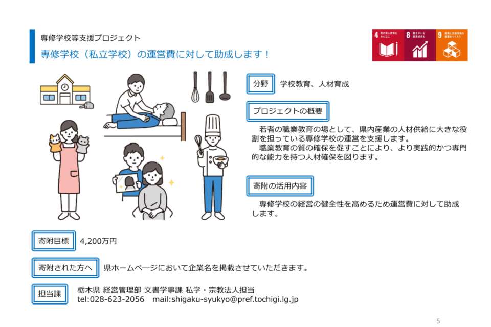 専修学校等支援プロジェクト