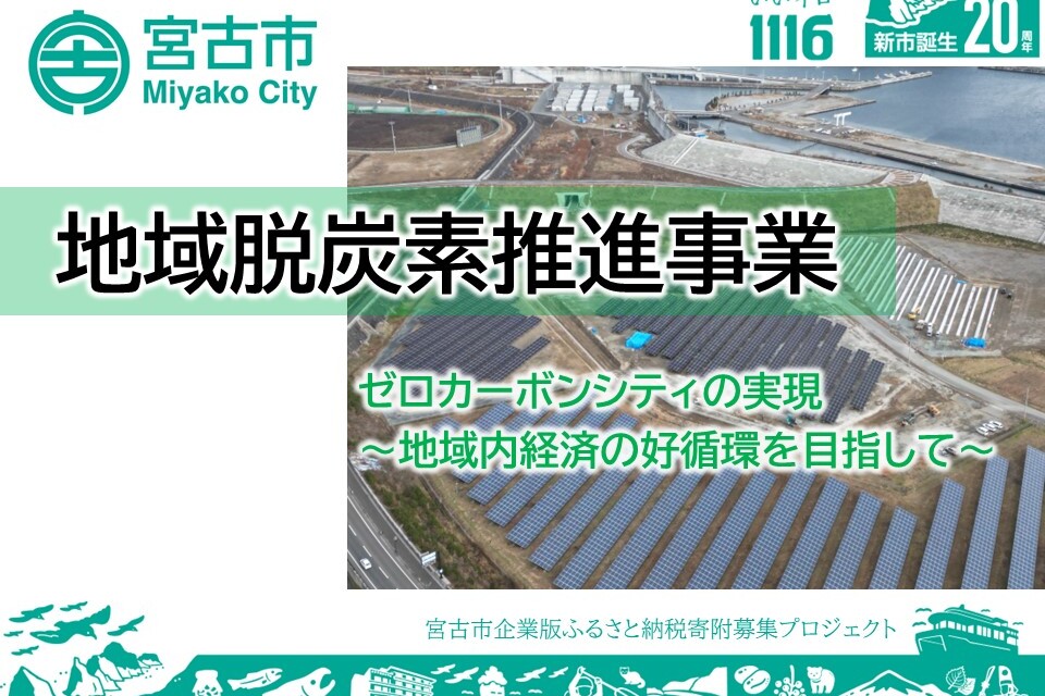 ～ゼロカーボンシティの実現～地域脱炭素推進事業