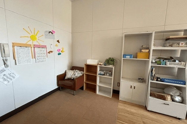 中央小学校内にある校内教育支援センター