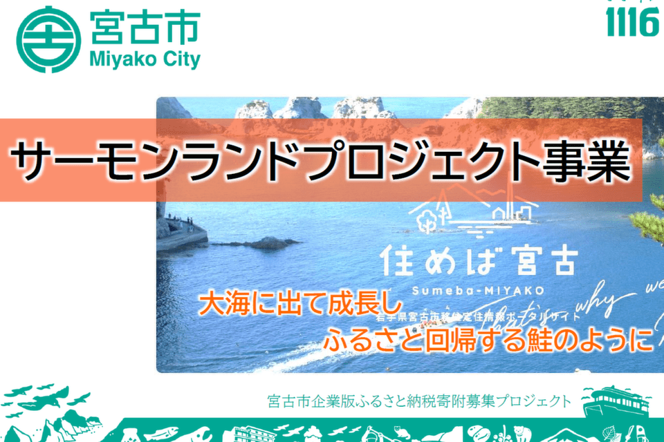 サーモンランドプロジェクト事業～大海に出て成長し、ふるさと回帰する鮭のように～