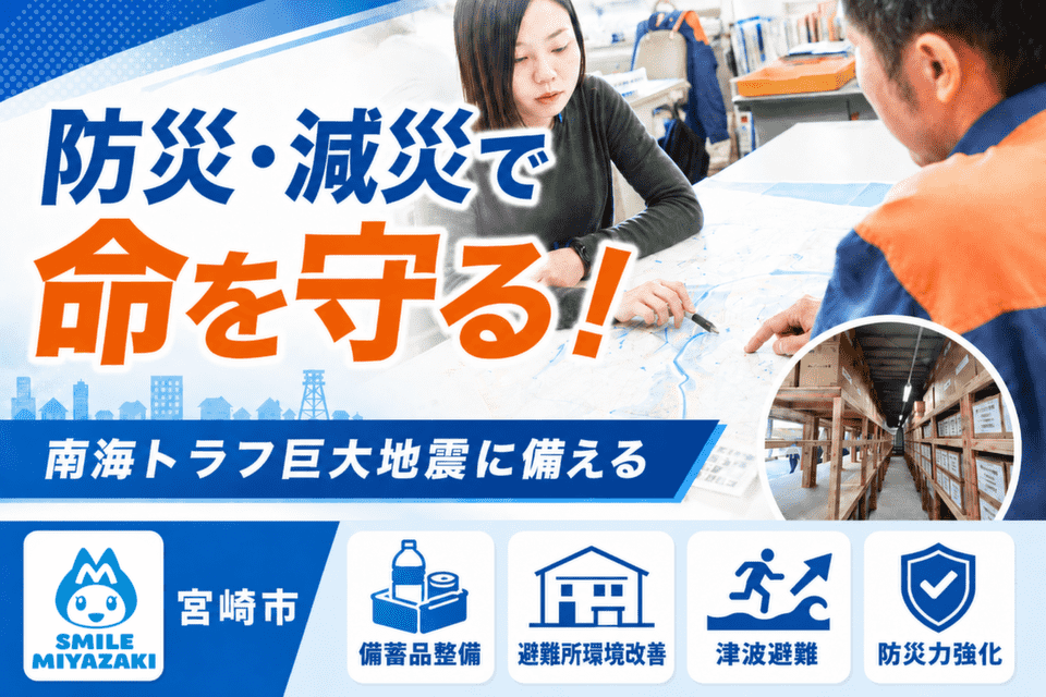 南海トラフ巨大地震に備える！市民の命を守る防災・減災プロジェクト