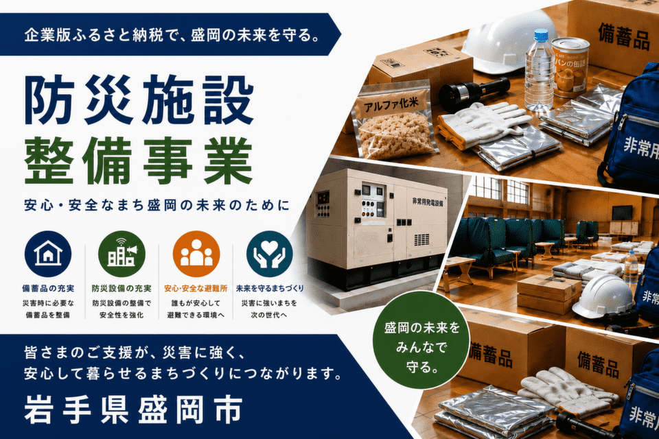岩手県盛岡市-防災施設整備事業