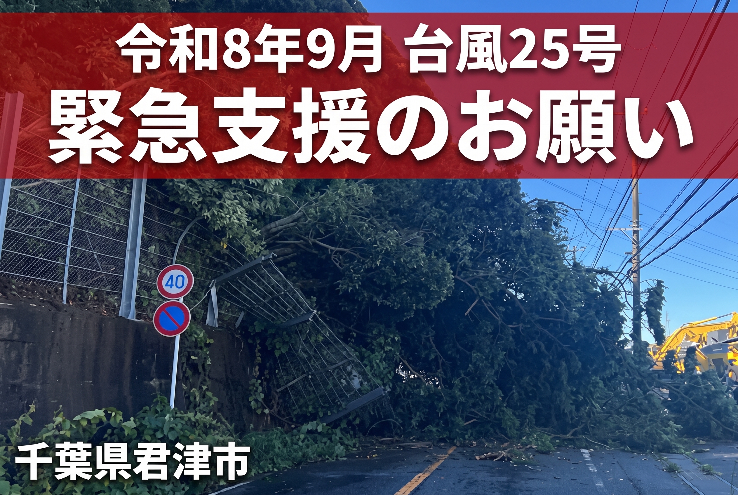 令和8年9月台風25号君津市緊急支援
