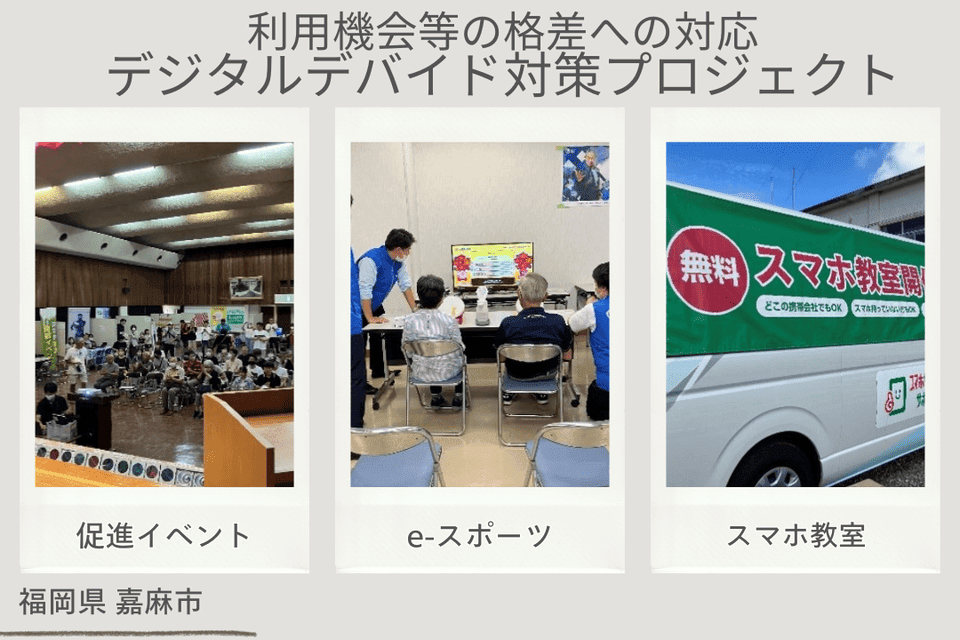 利用機会等の格差への対応 （デジタルデバイド対策）プロジェクト