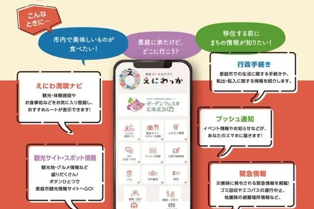 新ガーデンデザインプロジェクト～市内外に魅力を発信する市公式アプリ「えにわっか」の活用～