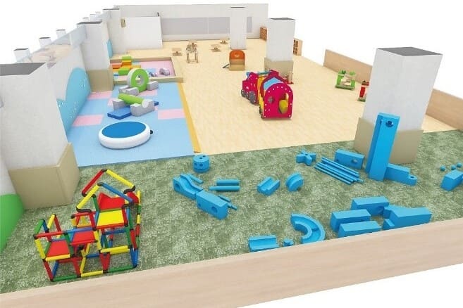 『大船渡市こども家庭センター運営事業』～雨の日でも遊べる子どもの遊び場整備～