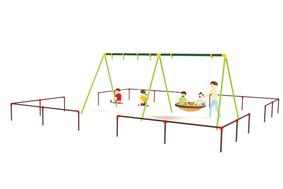 だれもが一緒に遊び楽しめる遊具広場づくり